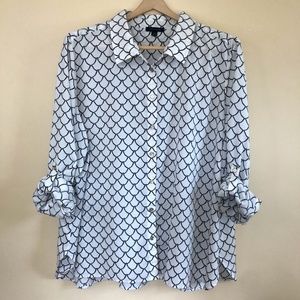 Tommy Hilfiger . Nautical Classic Blouse . NWOT